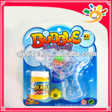 Funny Friction Bubble Gun Toy,Transparent Bubble Gun ,Flashing Bubble Gun For Kids With Bubble Water